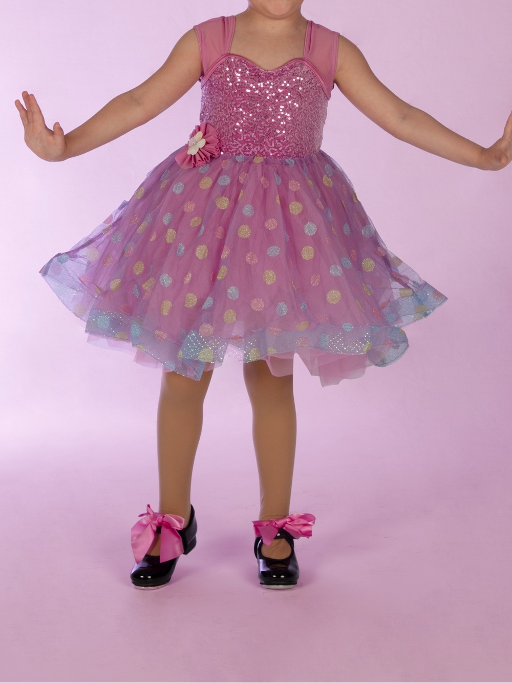Weismann purple costume and matching accessories
